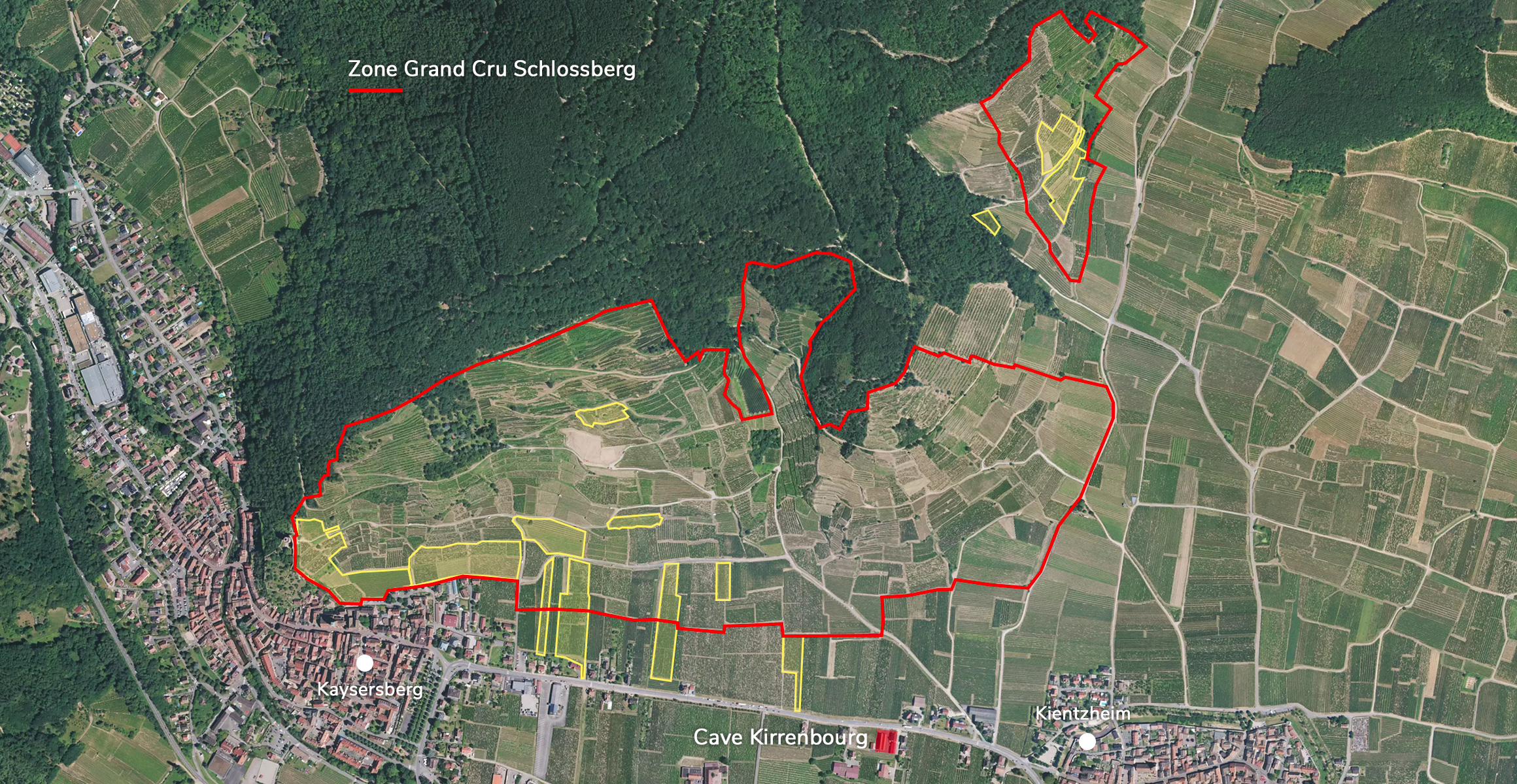 Carte du Domaine Kirrenbourg Kaysersberg Vignoble